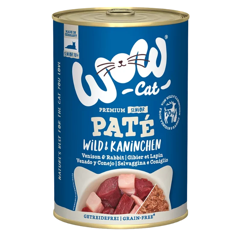 Wow Cat Dose Senior Wild & Kaninchen 400g
