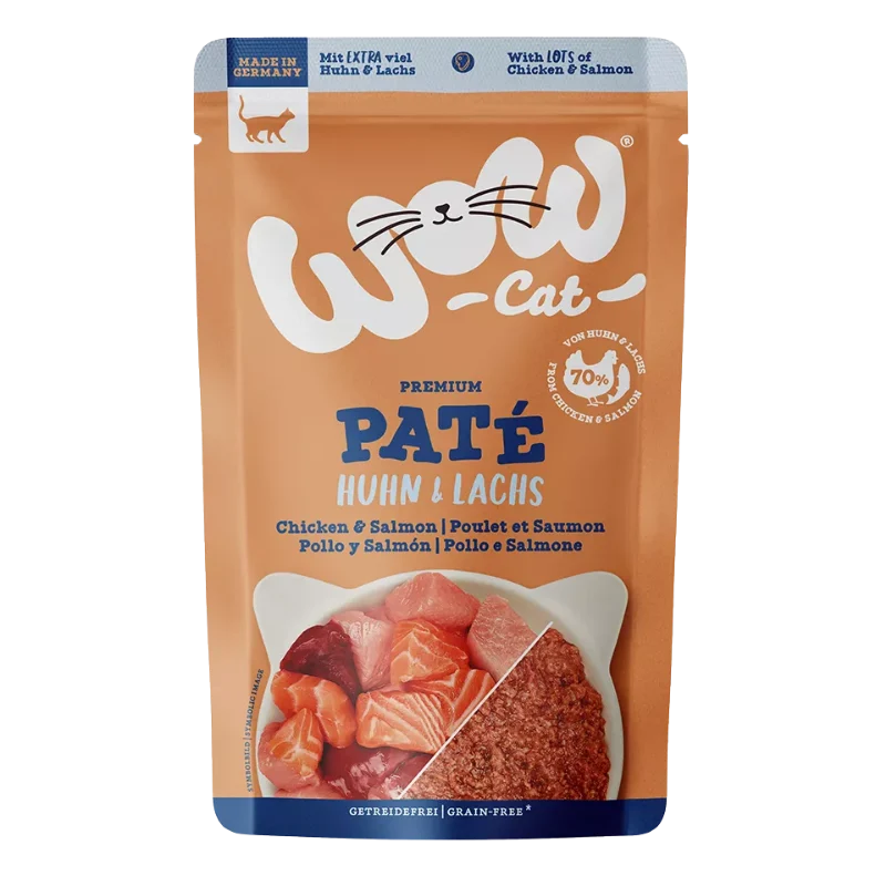 Wow Cat PB Adult Huhn & Lachs 125g
