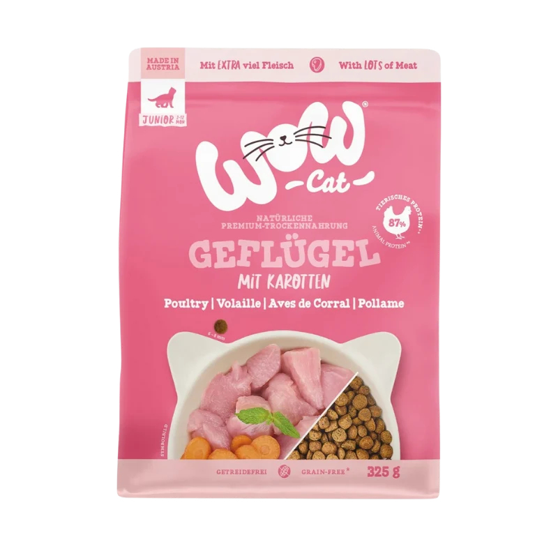 Wow Cat Trocken Junior Geflügel