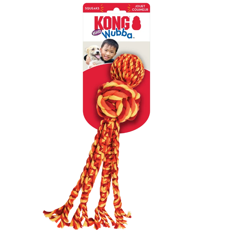 KONG Wubba Weaves mit Seil