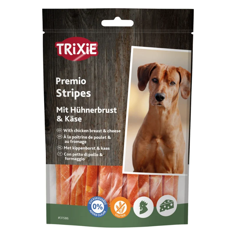 Trixie Premio Cheese Chicken Stripes Dog Chew Treats 100G