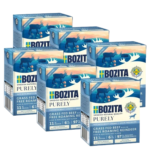 Bozita Purely Paté mit Rentier 370 g Tetra