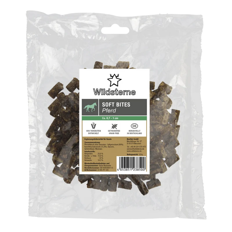 Wildsterne Soft Bites Pferd 125 g