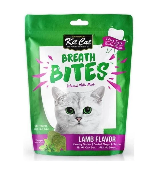 Kit Cat Breath Bites Lamb Flavour Cat Treats 60G