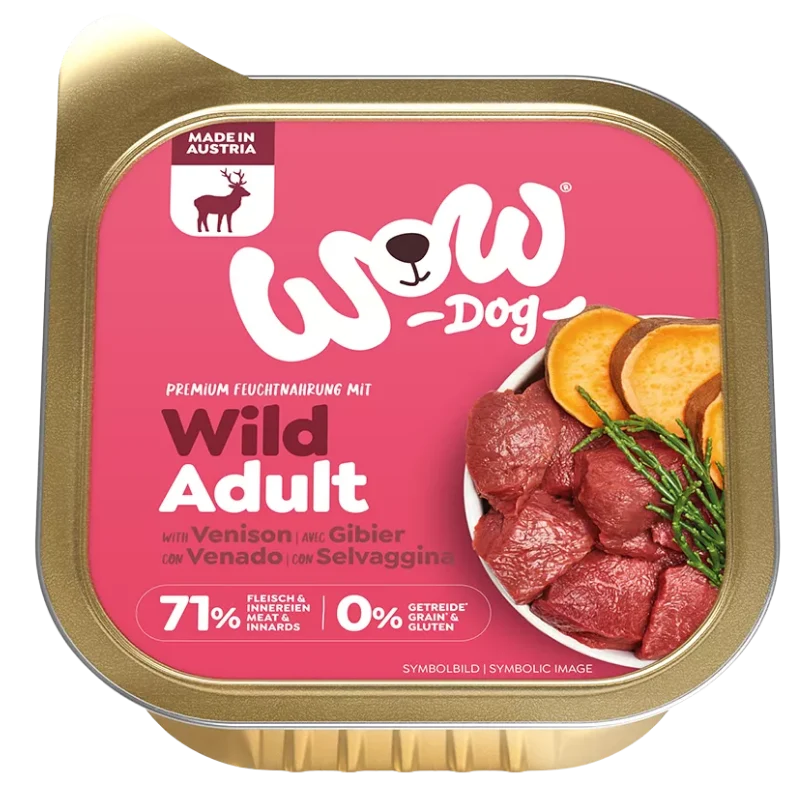 Wow Dog Schale Adult Wild 150g