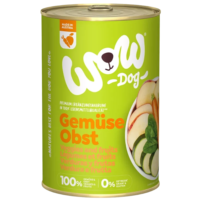 Wow Dog Dose Pur 100% Gemüse & Obst