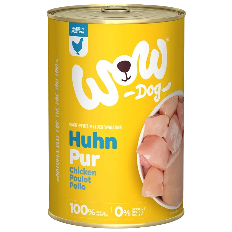 Wow Dog Dose Adult Pur Huhn 400g