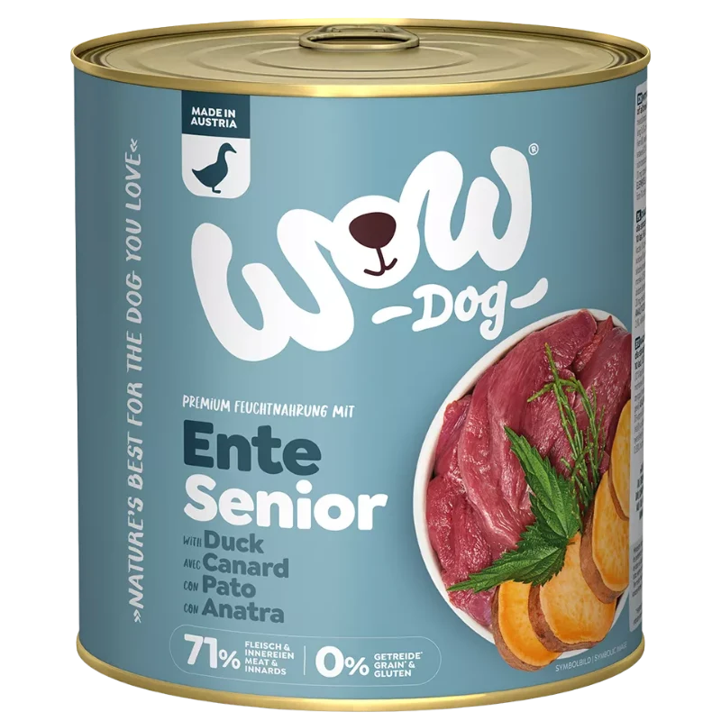 Wow Dog Dose Senior Ente 800g