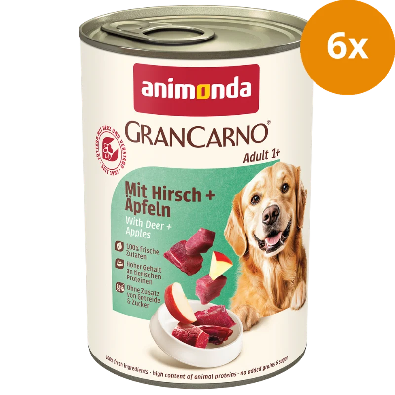 animonda GranCarno Adult mit Hirsch & Äpfeln 400 g