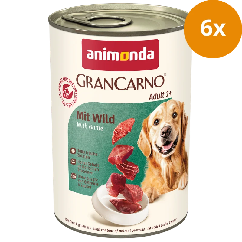 animonda GranCarno Adult mit Wild 400 g