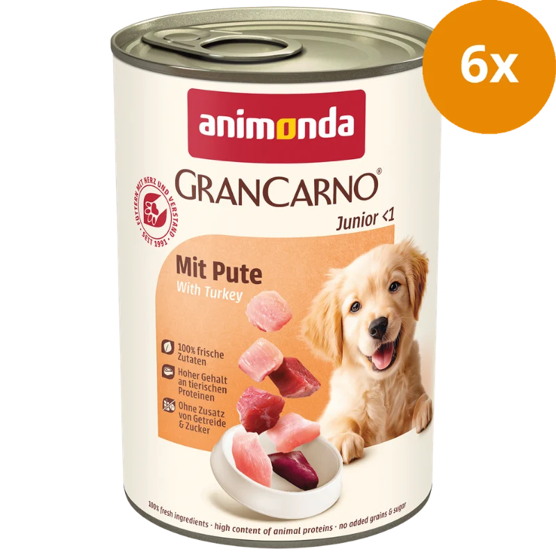 animonda GranCarno Junior mit Pute 400 g