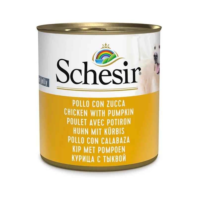 Schesir Chicken with Pumpkins Wet Dog Food 285G