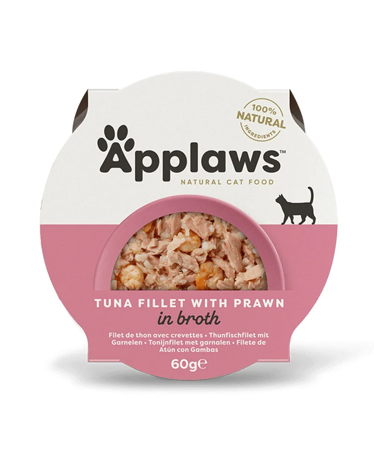 Applaws Natural Tuna & Prawn Wet Cat Food 60G