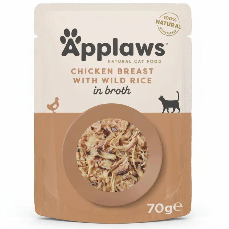 Applaws Chicken Breast with Wild Rice Wet Cat Food 70G