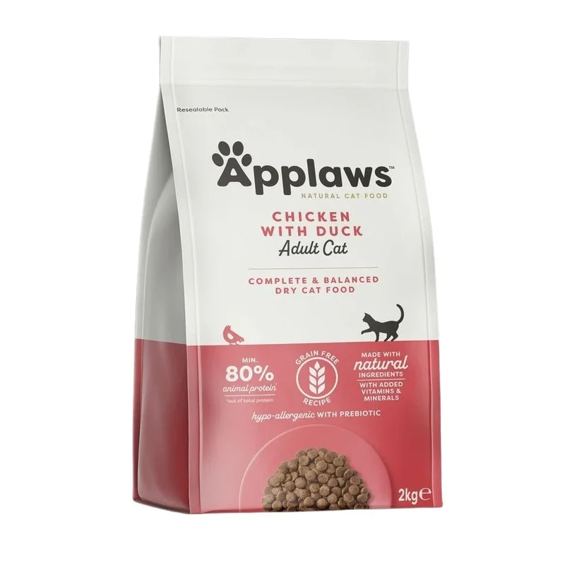 Applaws Chicken & Duck Adult Dry Cat Food 2KG