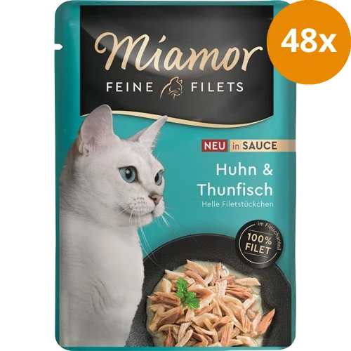 Miamor PB Feine Filets Huhn & Thunfisch in Sauce 100 g