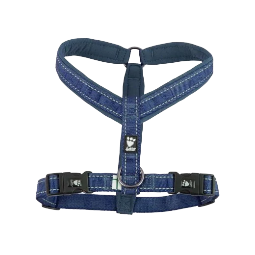 Hurtta Casual Y-Hundegeschirr - blau - XL (78 – 90 cm)