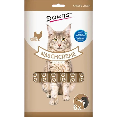 DOKAS Nasch-Creme mit Käse | Katzensnack