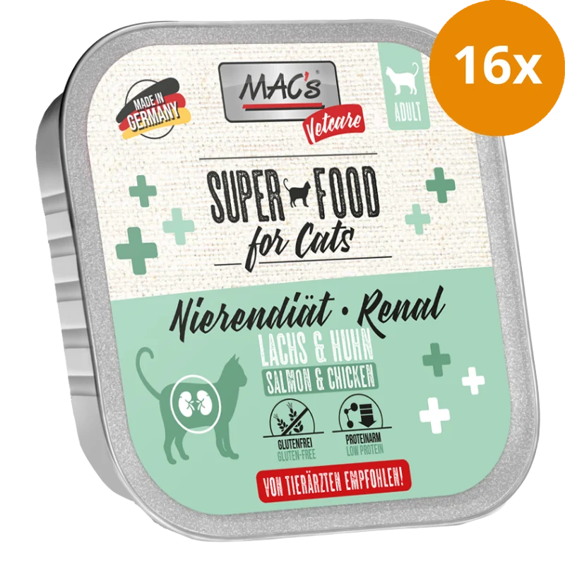 MAC's Cat Vetcare Lachs & Huhn Nierendiät 100 g