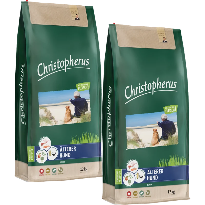 Christopherus Älterer Hund Geflügel, Lamm & Reis