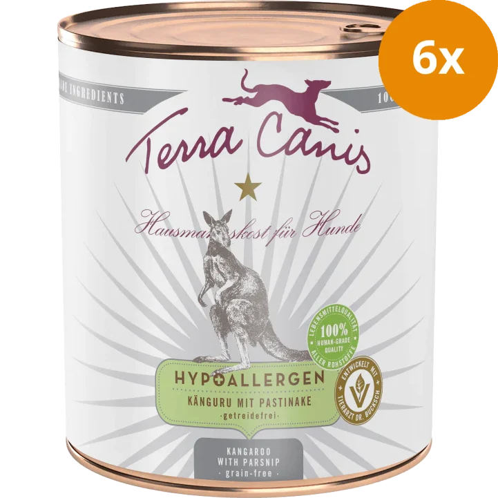 Terra Canis Hypoallergen Känguru mit Pastinake 800 g