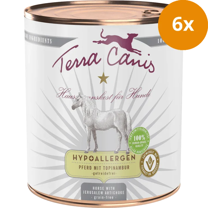 Terra Canis Hypoallergen Pferd mit Topinambur 800 g