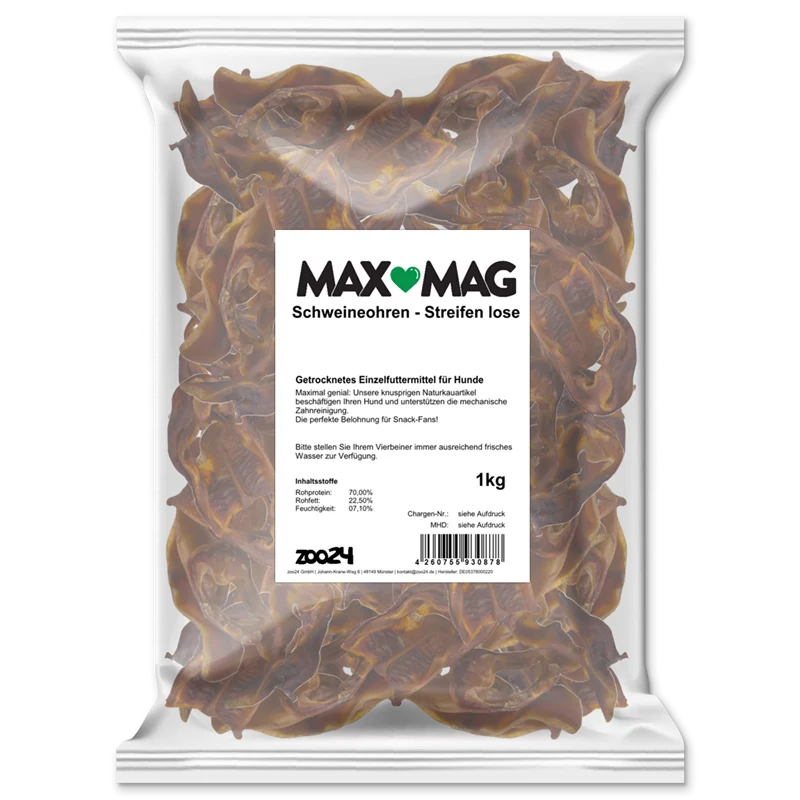MAX MAG Schweineohren–Streifen lose