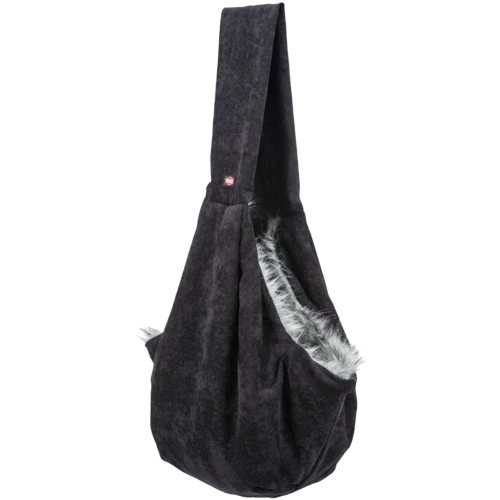 TRIXIE Fronttasche Soft schwarz/grau