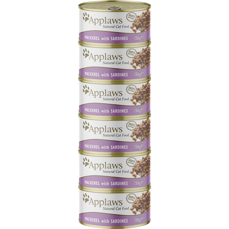 Applaws Dose S6 Makrele & Sardine 936 g (6 x 156 g)