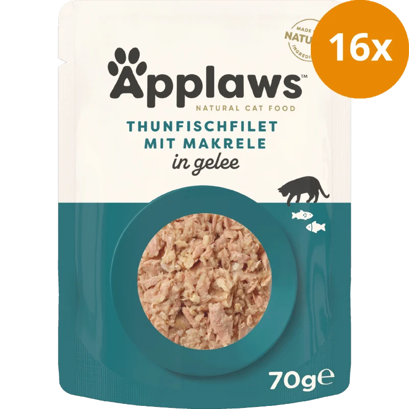 Applaws Cat PB Thunfischfilet & Makrele in Gelee 70 g