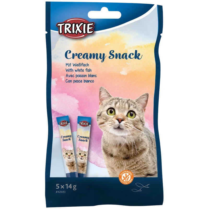 TRIXIE Creamy Snack Weißfisch 70 g