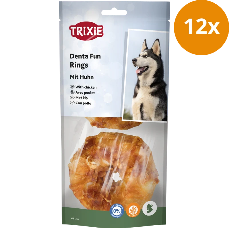 TRIXIE Denta Fun Kauring mit Huhn 240 g