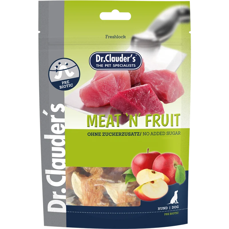 Dr.Clauder's Dog Snack Meat & Fruit Apfel & Hühnchen 80 g