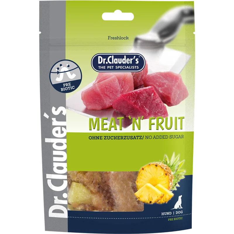 Dr.Clauder's Dog Snack Meat & Fruit Ananas & Hühnchen 80 g