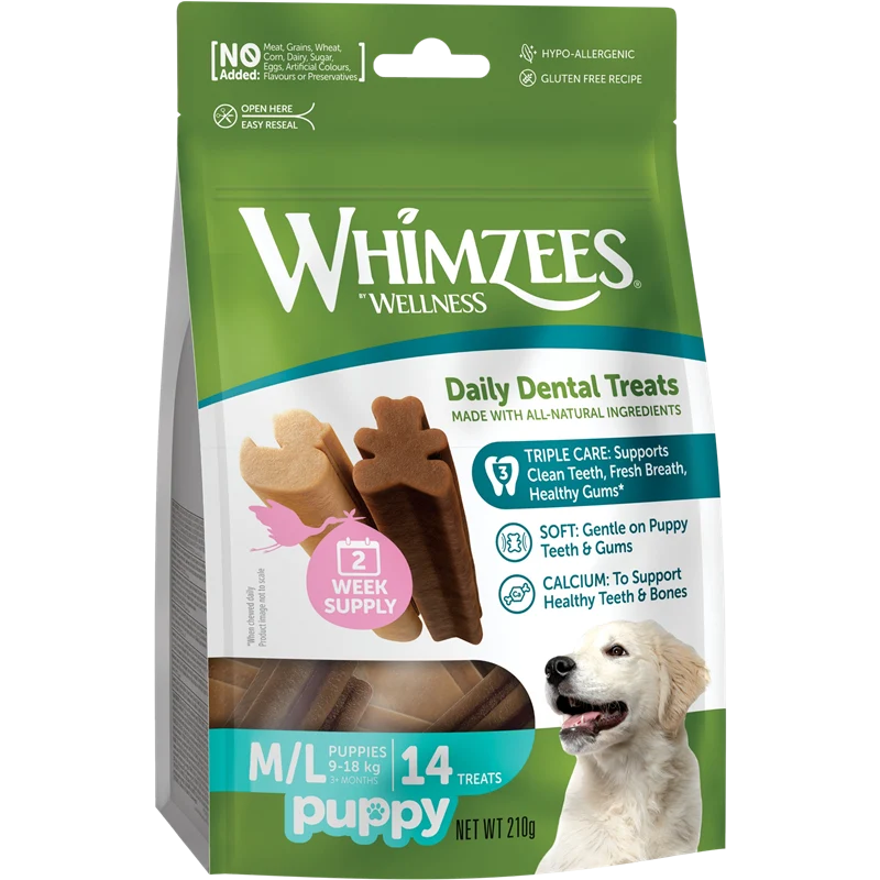 WHIMZEES Dog Snack Value Bag Puppy M/L
