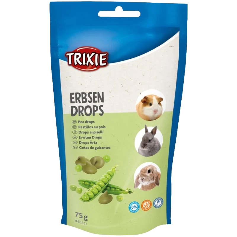 TRIXIE Erbsen Drops 75 g