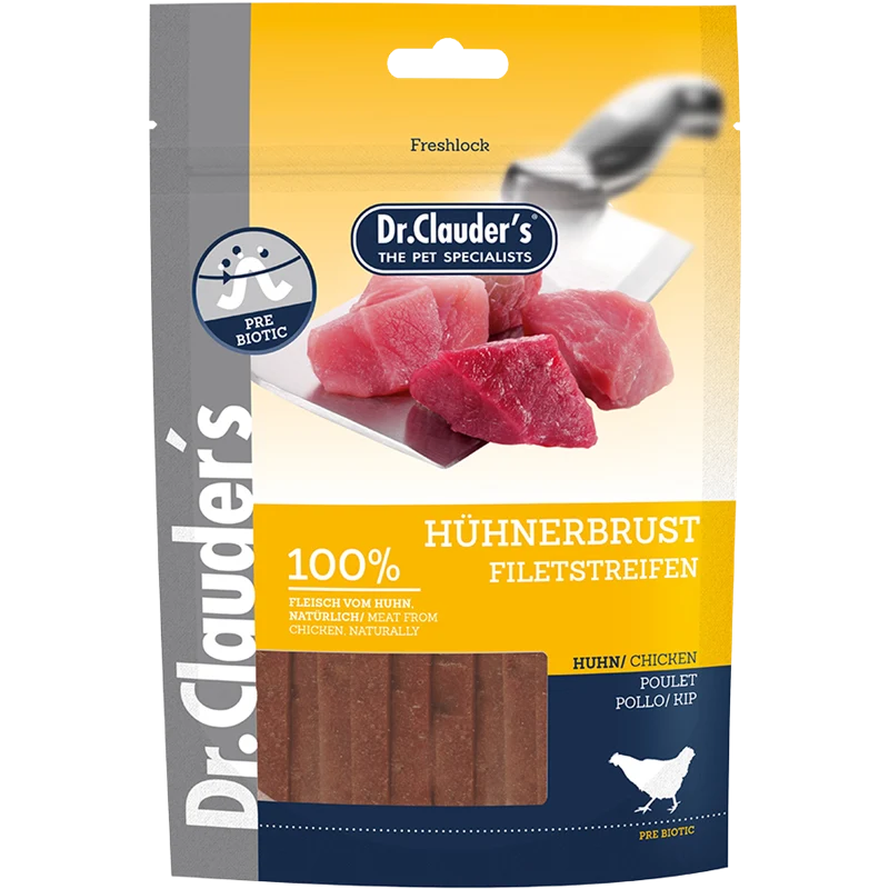 Dr.Clauder's Filetstreifen Hühnerbrust 80 g