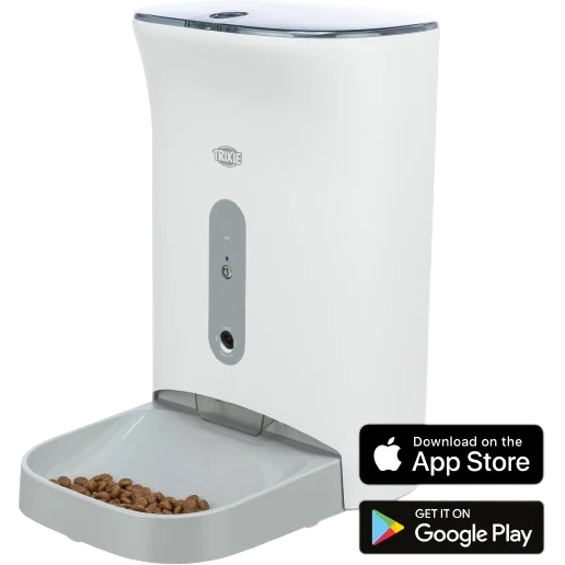 TRIXIE Futterautomat TX8 Smart 2.0 weiß/grau