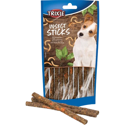 TRIXIE Insect Sticks mit Mehlwürmern 80 g