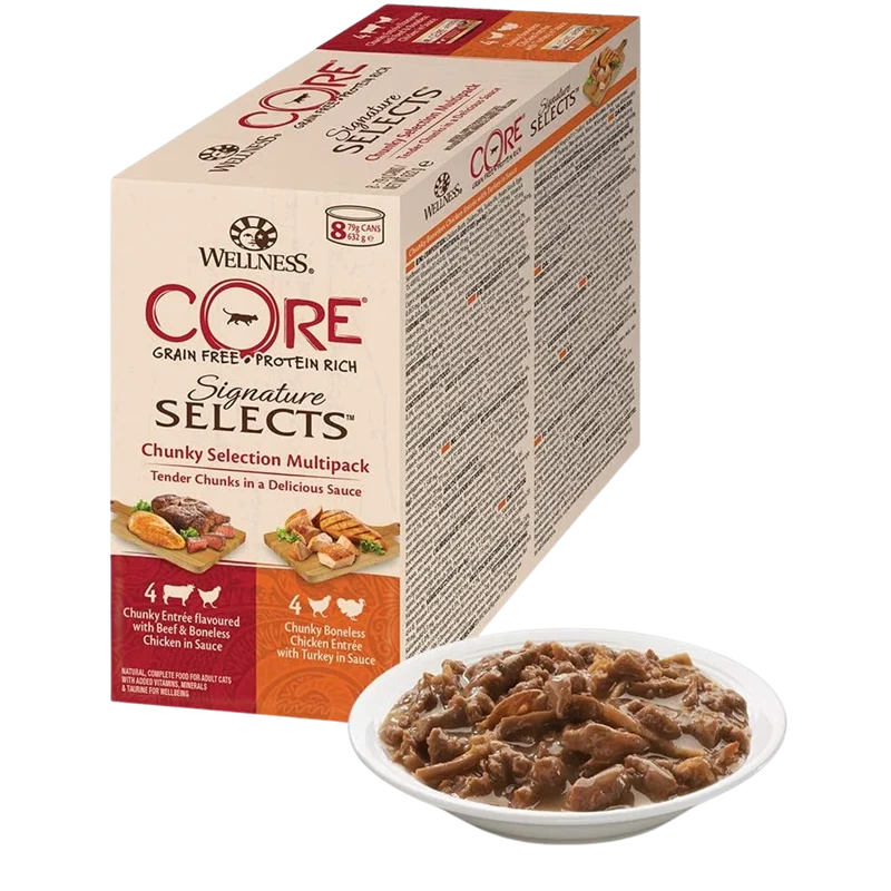 Wellness CORE Multipack Chunky Selection 632 g