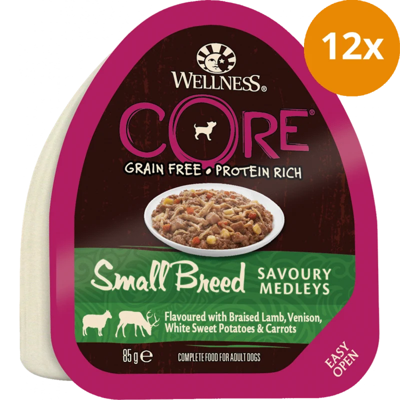 Wellness CORE Small Breed Lamm, Hirsch & Gemüse 85 g