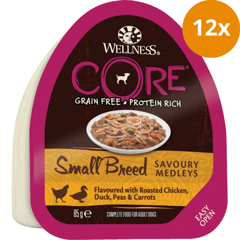 Wellness CORE Small Breed Huhn, Ente & Gemüse 85 g