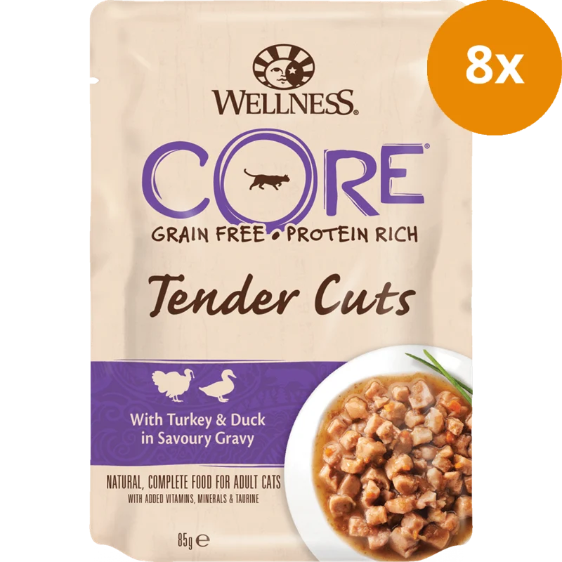 Wellness CORE Tender Cuts Truthahn & Ente in Sauce 85 g