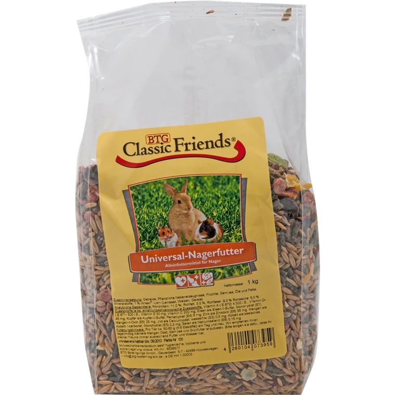 BTG Classic Friends Nagerfutter 1000 g