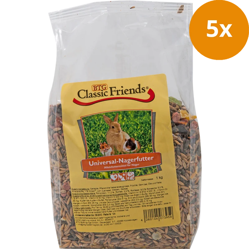 BTG Classic Friends Nagerfutter 1000 g