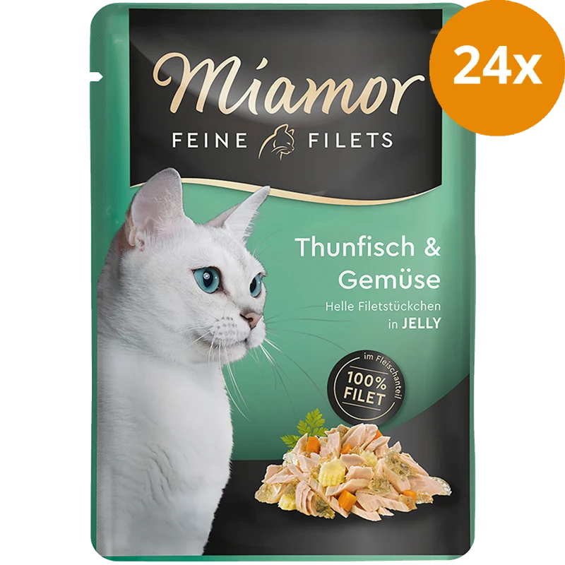 Miamor Feine Filets Pouch Thunfisch & Gemüse 100 g