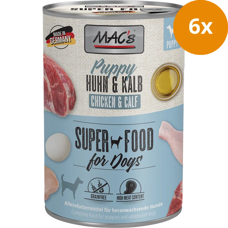 MAC's Dog Puppy Huhn & Kalb 400 g