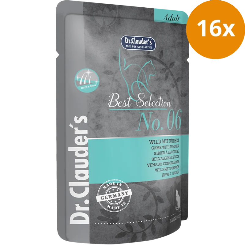 Dr.Clauder's Best Selection No. 6 Wild mit Kürbis 85 g