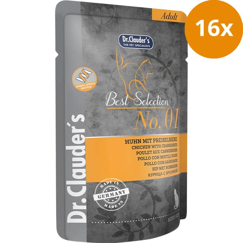 Dr.Clauder's Best Selection No. 1 Huhn mit Preiselbeeren 85 g