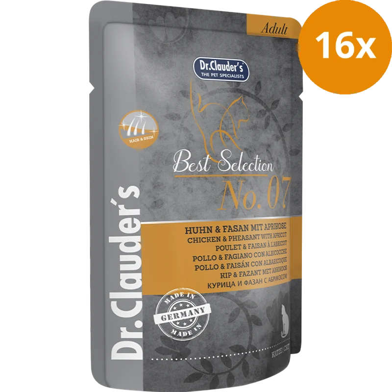 Dr.Clauder's Best Selection No. 7 Huhn & Fasan mit Aprikose 85 g